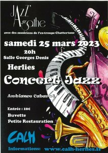 Concert de Jazz le samedi 25 Mars 2023